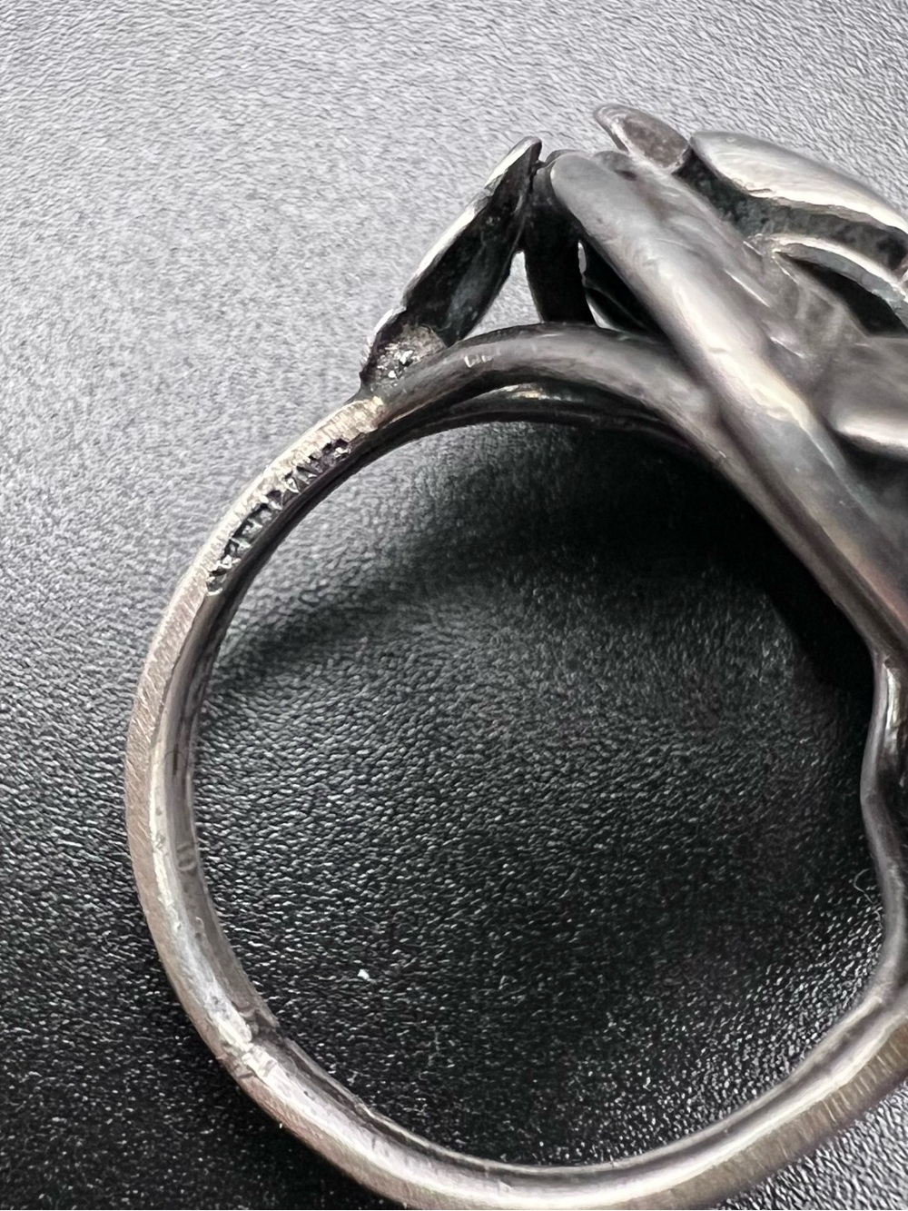 Vintage Sterling Sterling Flower Bouquet Ring - Picture 5 of 9